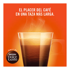 NESCAFÉ Dolce Gusto crema top view displaying velvety crema and coffeehouse quality