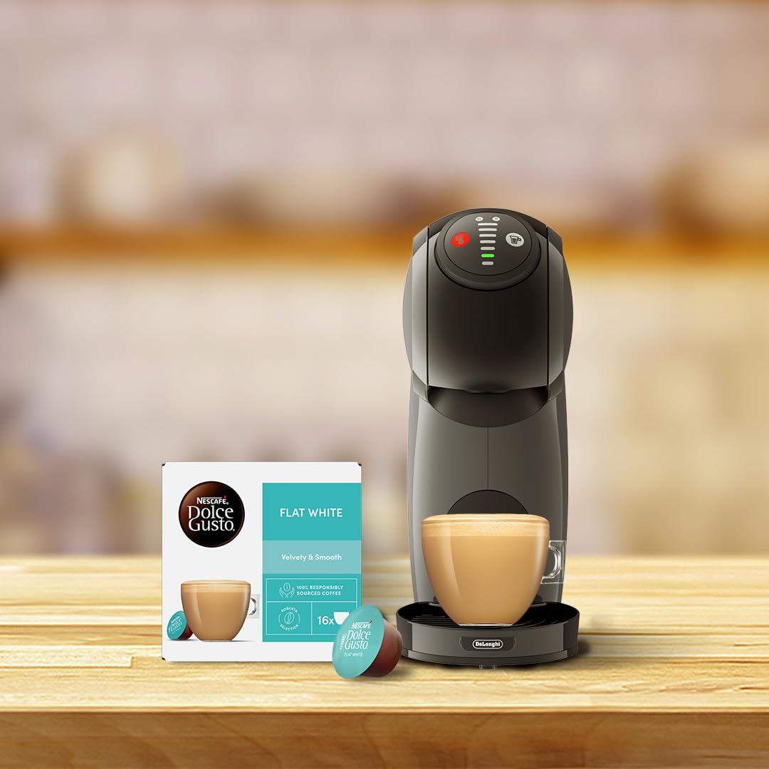 NESCAFÉ Dolce Gusto ingredients label close-up showing milk and coffee composition
