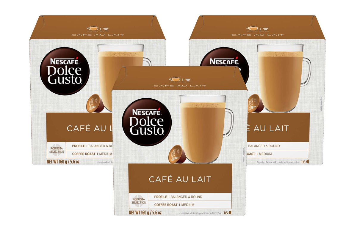 Nescafé Dolce Gusto front packaging showing 36 capsules and product name