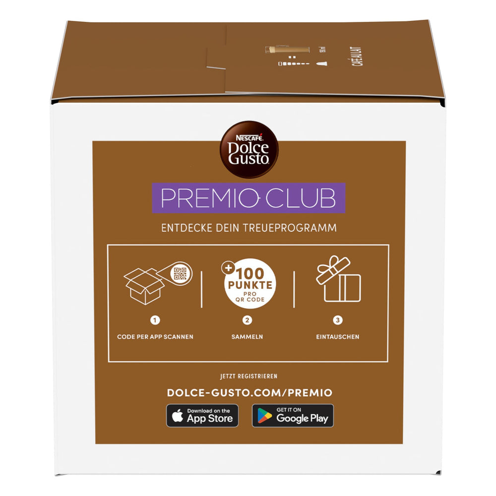 Nescafé Dolce Gusto capsule inserted in machine for quick brewing benefit