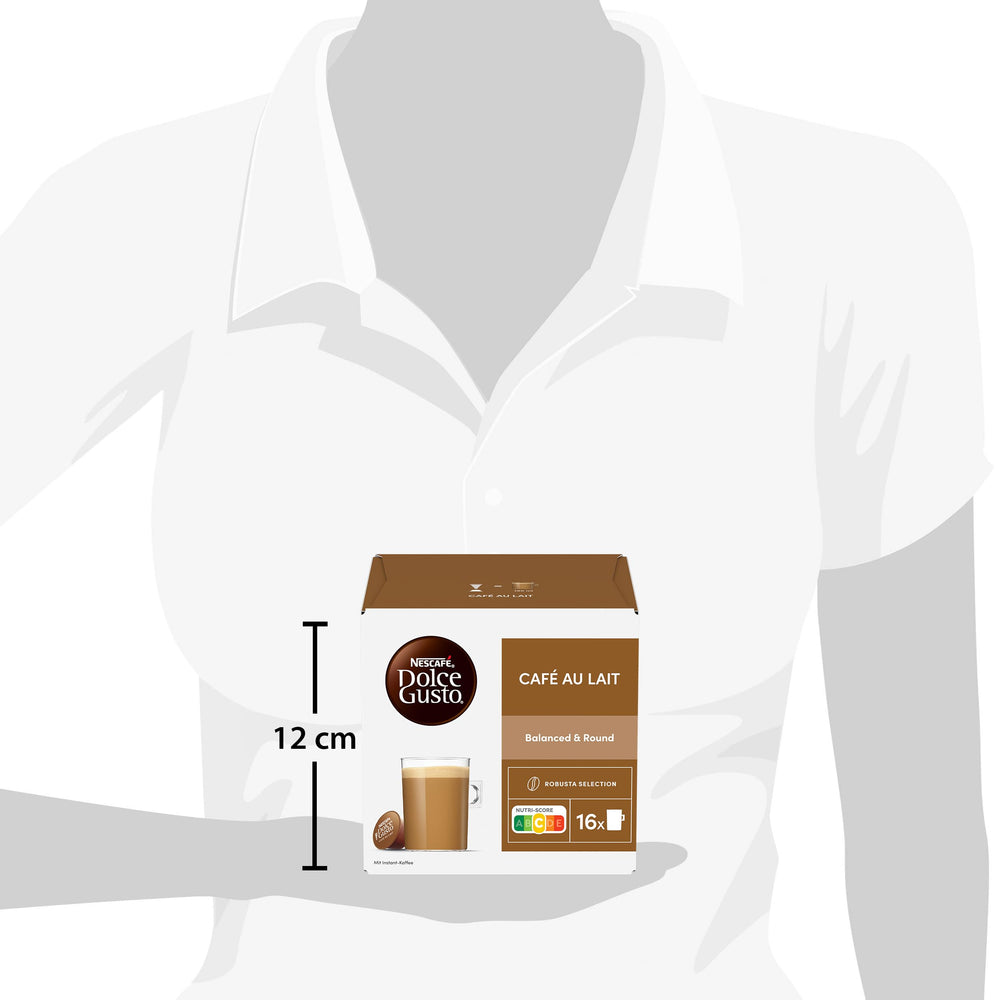 Nescafé Dolce Gusto nutritional label close-up providing ingredient clarity
