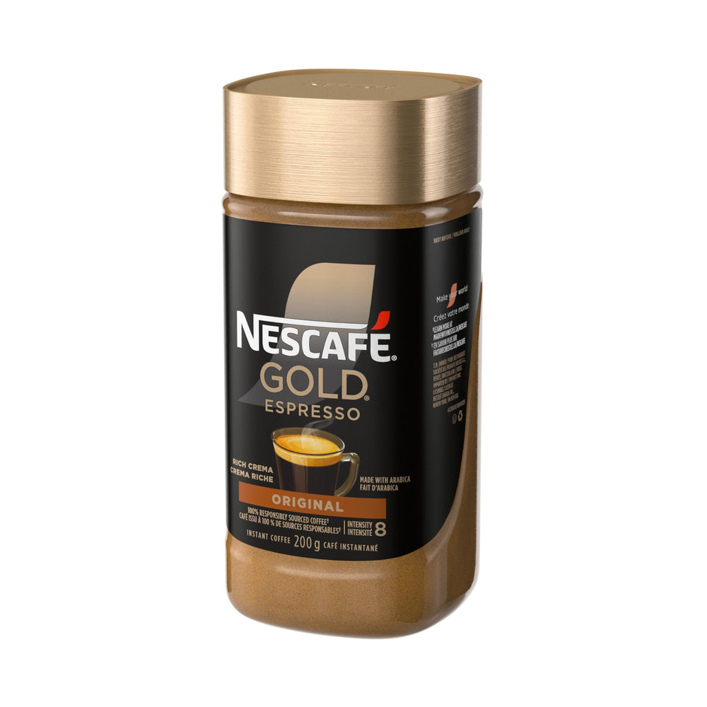 Nescafe Gold Espresso in kitchen setting demonstrating everyday use