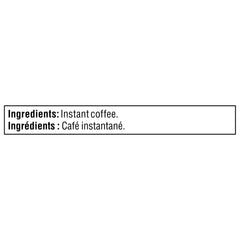 Nescafe Gold Espresso open lid with instant coffee visible for freshness