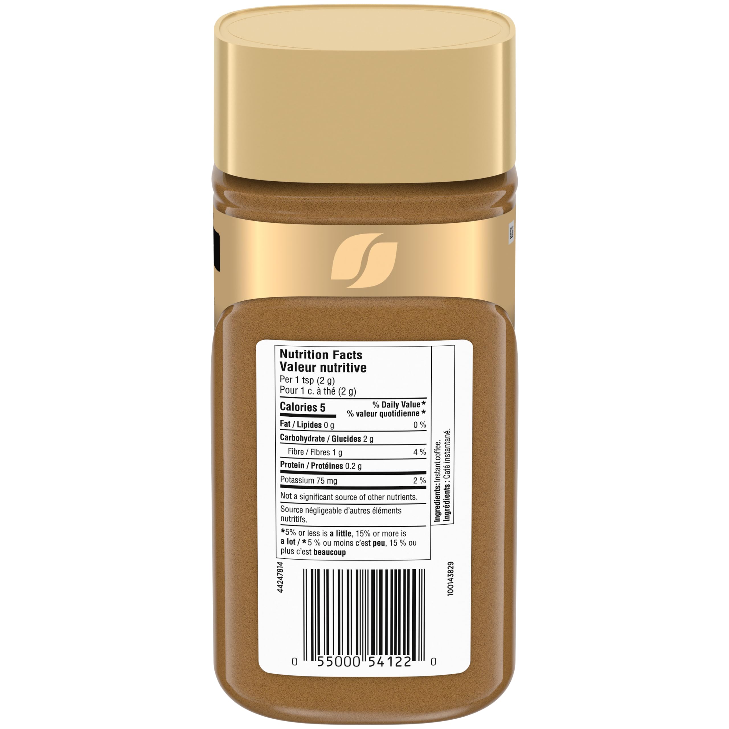 Nescafe Gold Espresso being poured into cup for quick preparation