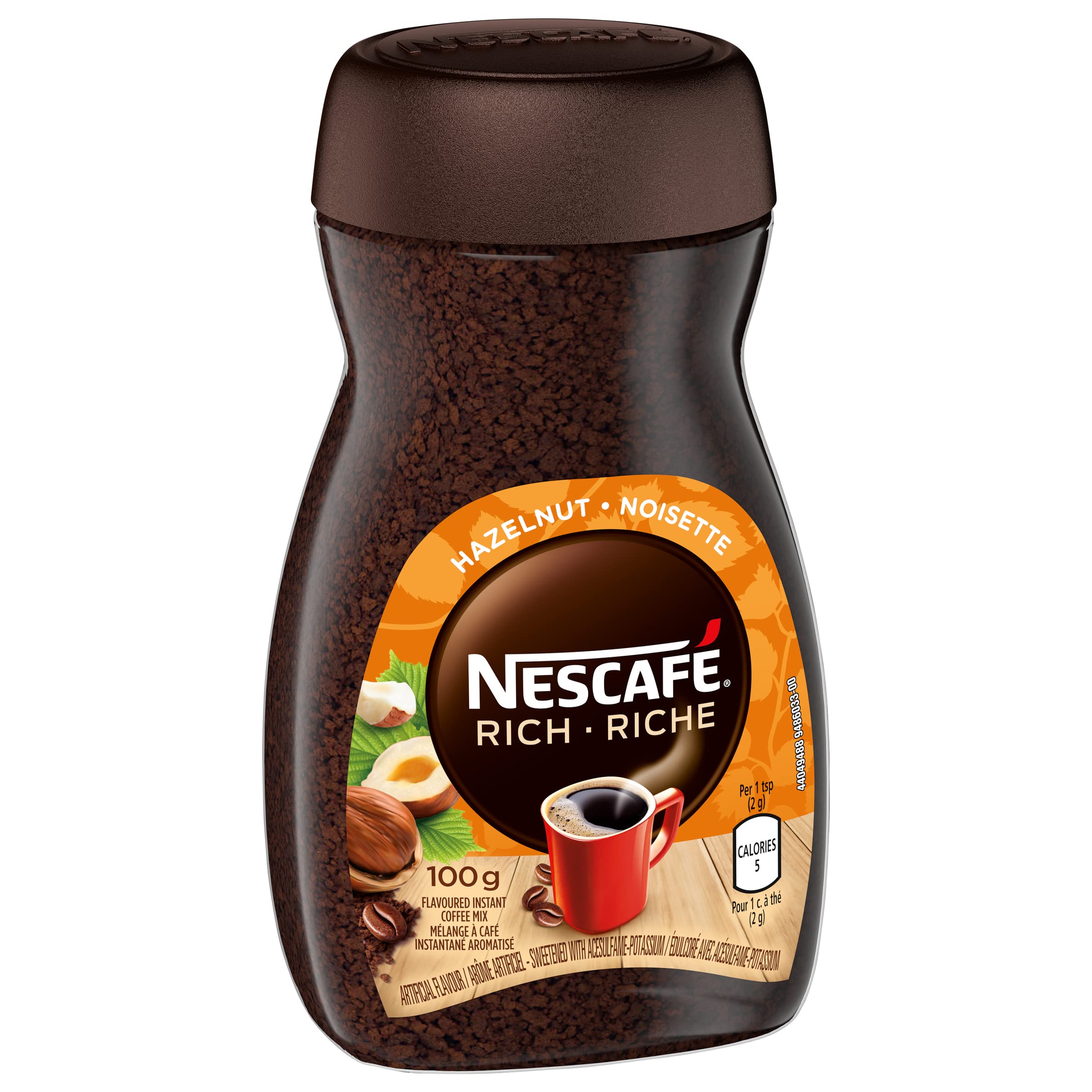 close-up of NESCAFÉ granules texture highlighting instant solubility and rich aroma
