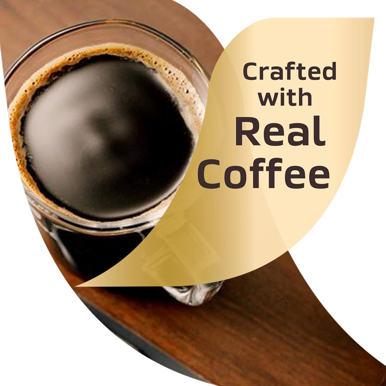 Nescafé packet being poured into mug demonstrating simple single-serve preparation