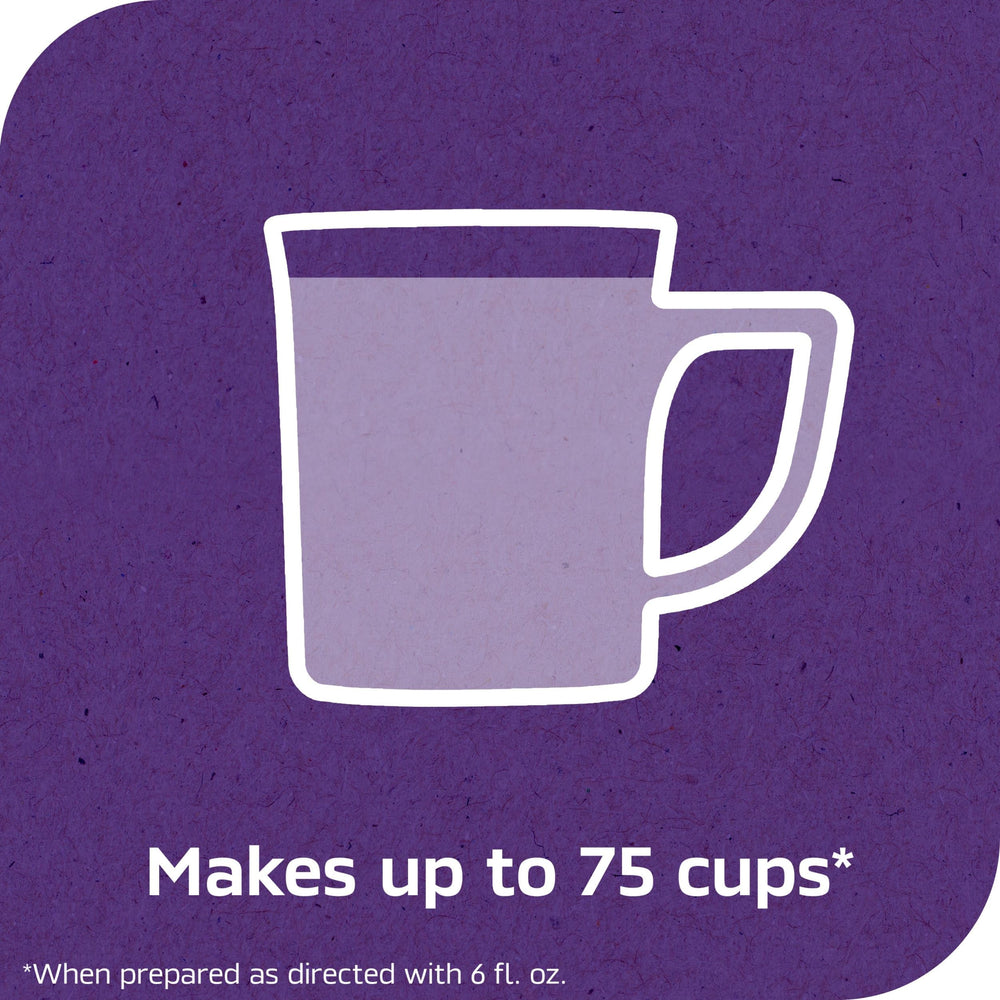 Nescafé Mocha next to teaspoon demonstrating scoop ratio and yield benefit