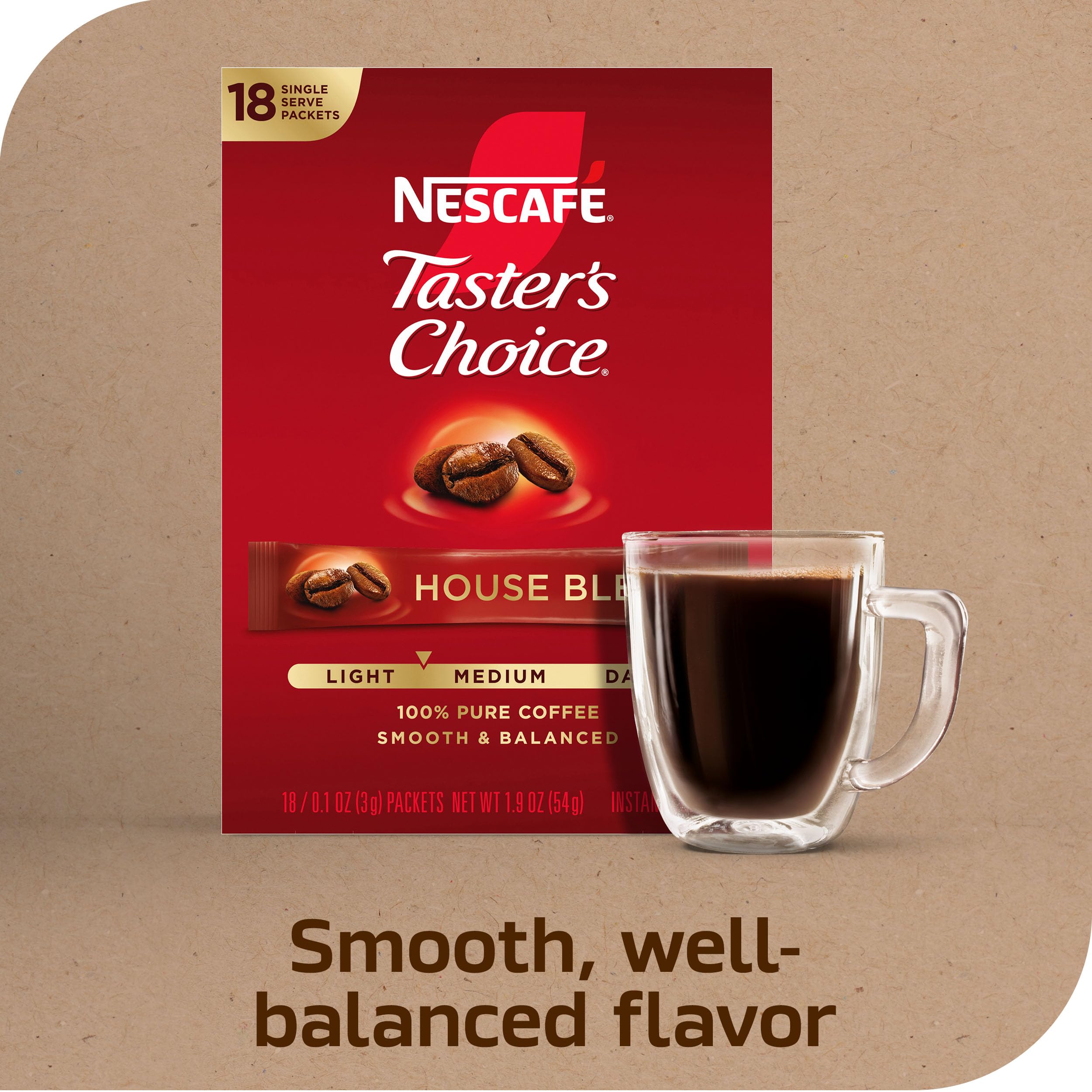 nescafe coffee powder dissolving in hot water for fast preparation