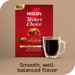nescafe coffee powder dissolving in hot water for fast preparation