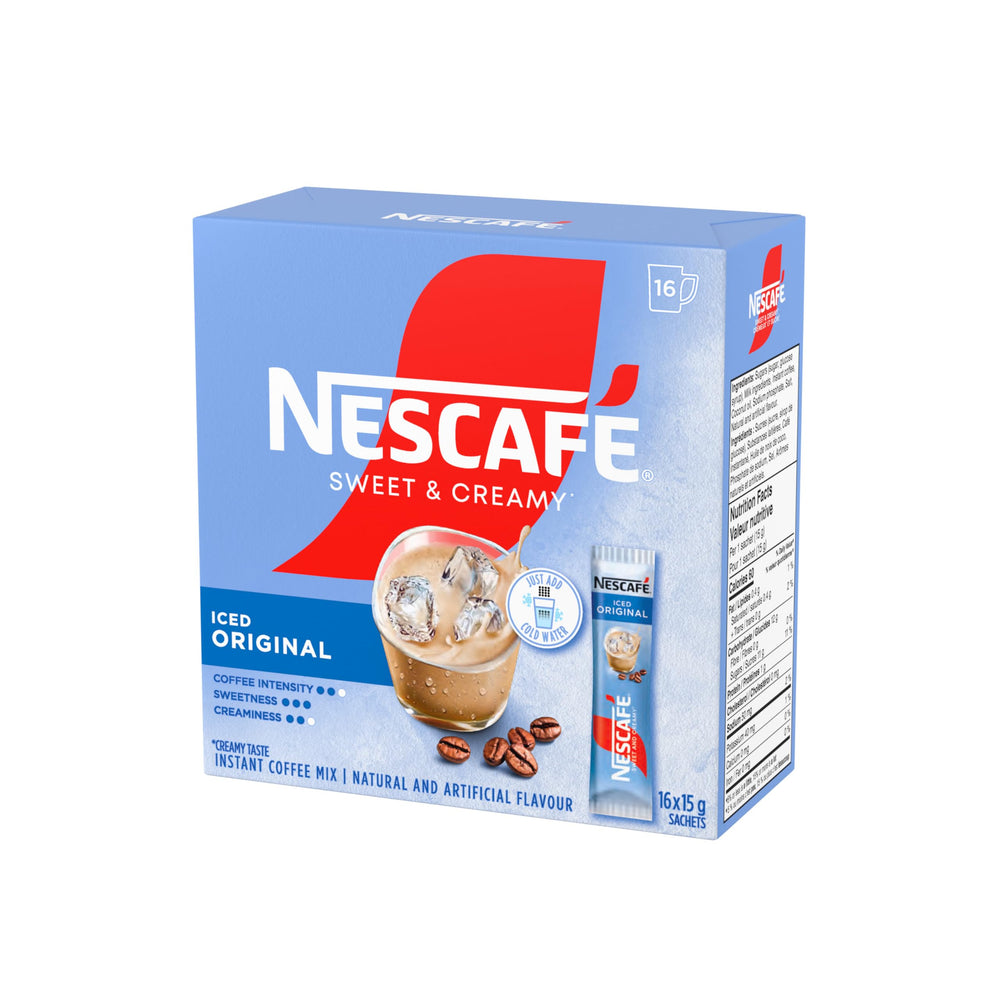 Nescafe powder on spoon showing fine texture for quick dissolving