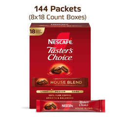 nescafe single packet close-up highlighting easy one-cup portion