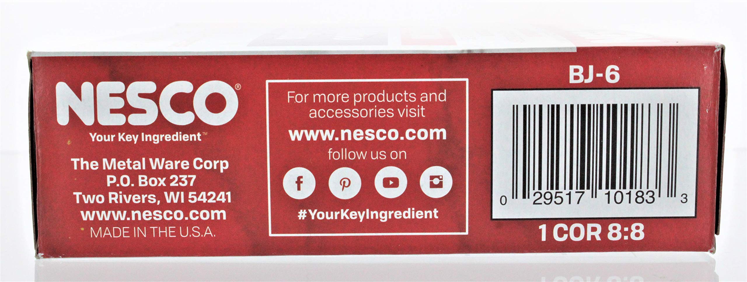 NESCO packaged jerky on a camping table illustrating portable protein snack