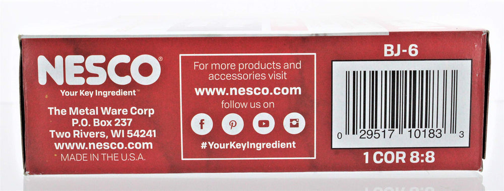 NESCO packaged jerky on a camping table illustrating portable protein snack