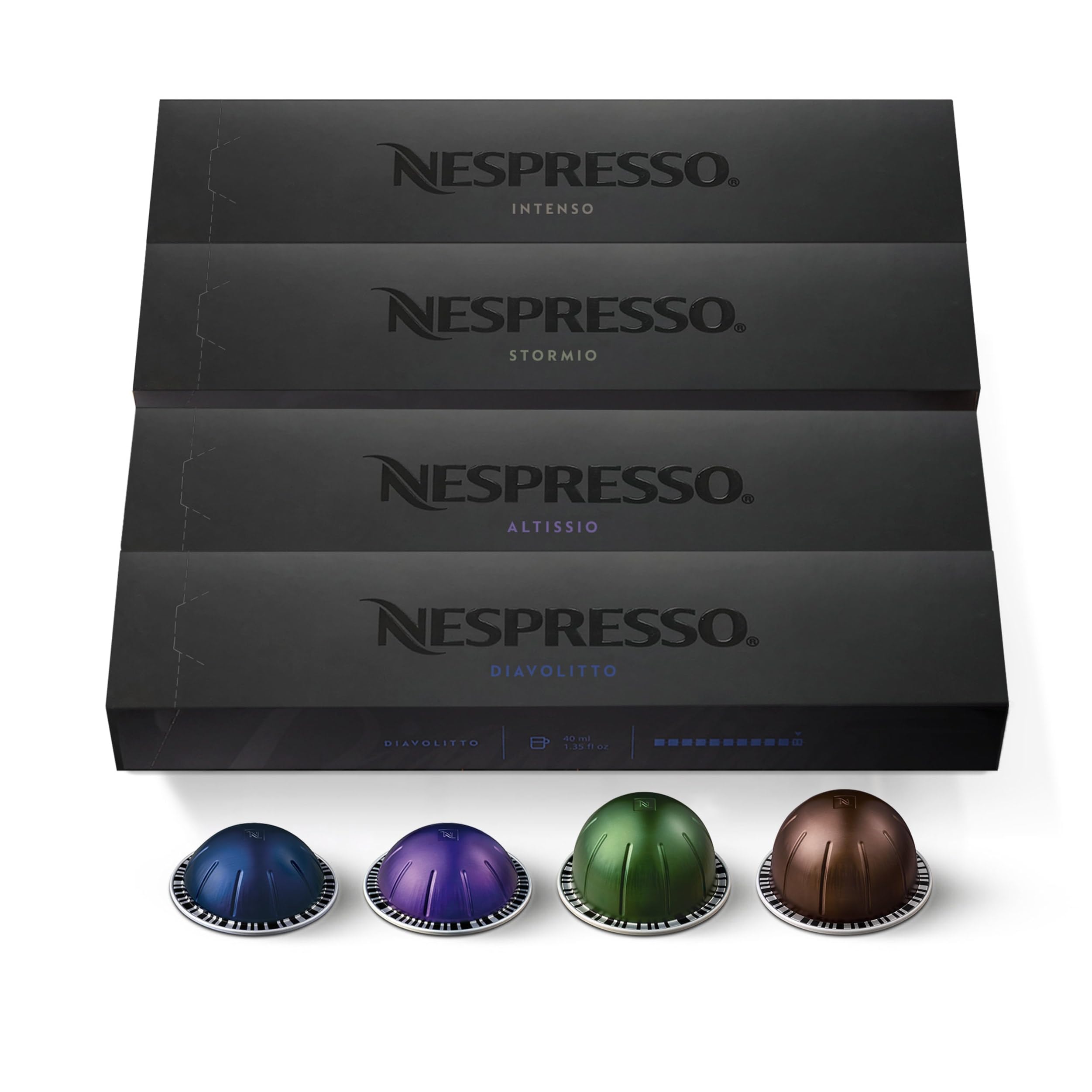 Nespresso Altissio capsule close-up showing texture and visible freshness benefit