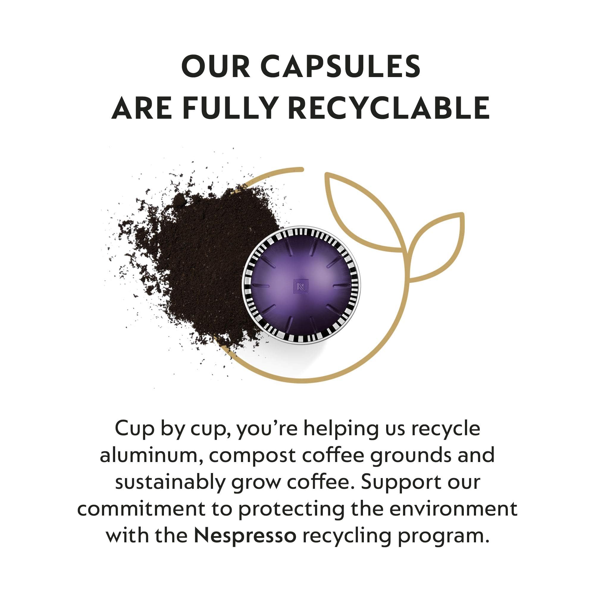 Nespresso Altissio capsule close-up showing creamy texture and balanced tasting benefit