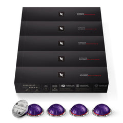 Nespresso Altissio Decaffeinato capsule close-up highlighting durable aluminum and freshness