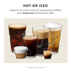 hand holding Nespresso Caffè Vanilio capsule to show bundle scale and easy loading
