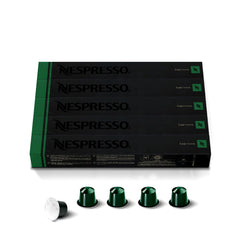 Nespresso Capriccio front packaging showing product and quantity benefit freshness