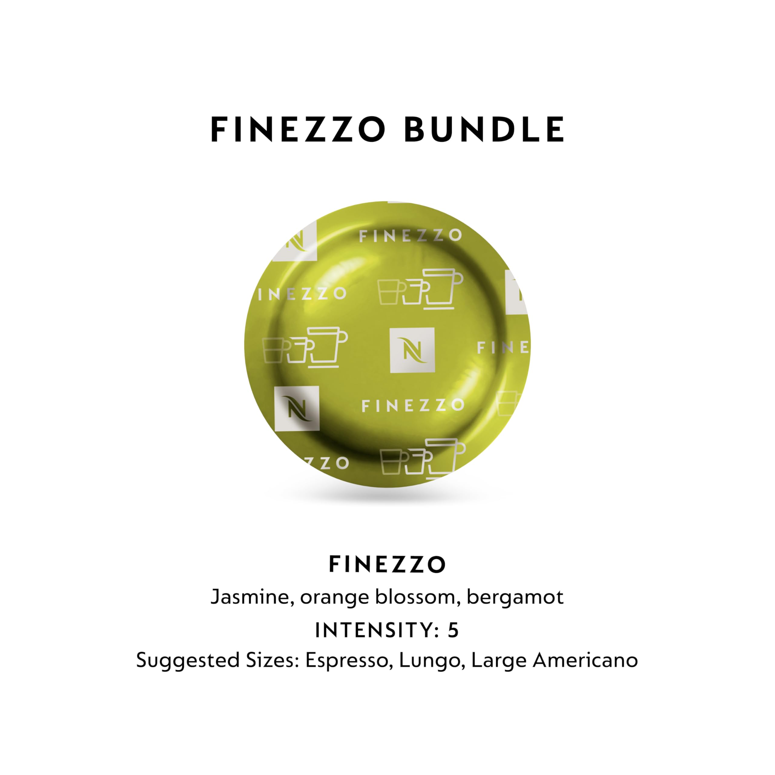 Nespresso Finezzo capsule inserted in a professional Nespresso machine showing fast service benefit