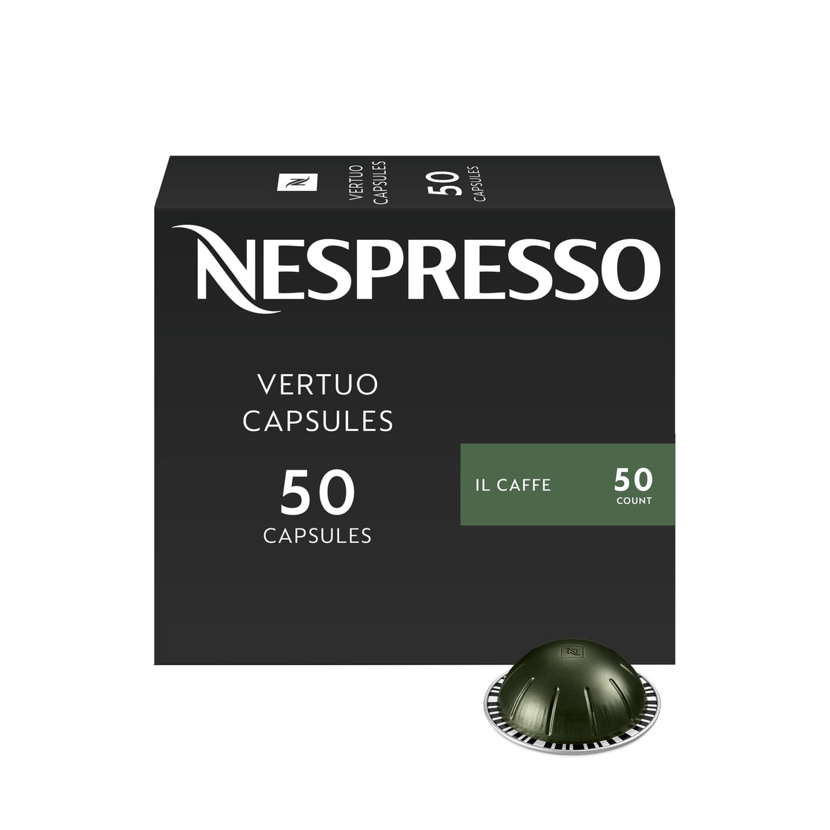 Nespresso Il Caffè box front showing pack and convenience benefit