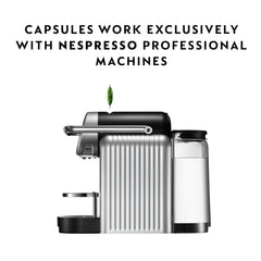 Nespresso Leggero capsule close-up highlighting aluminum sealing and aroma protection