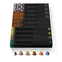 Nespresso Original Ispirazione front box showing variety pack and count, clear product overview