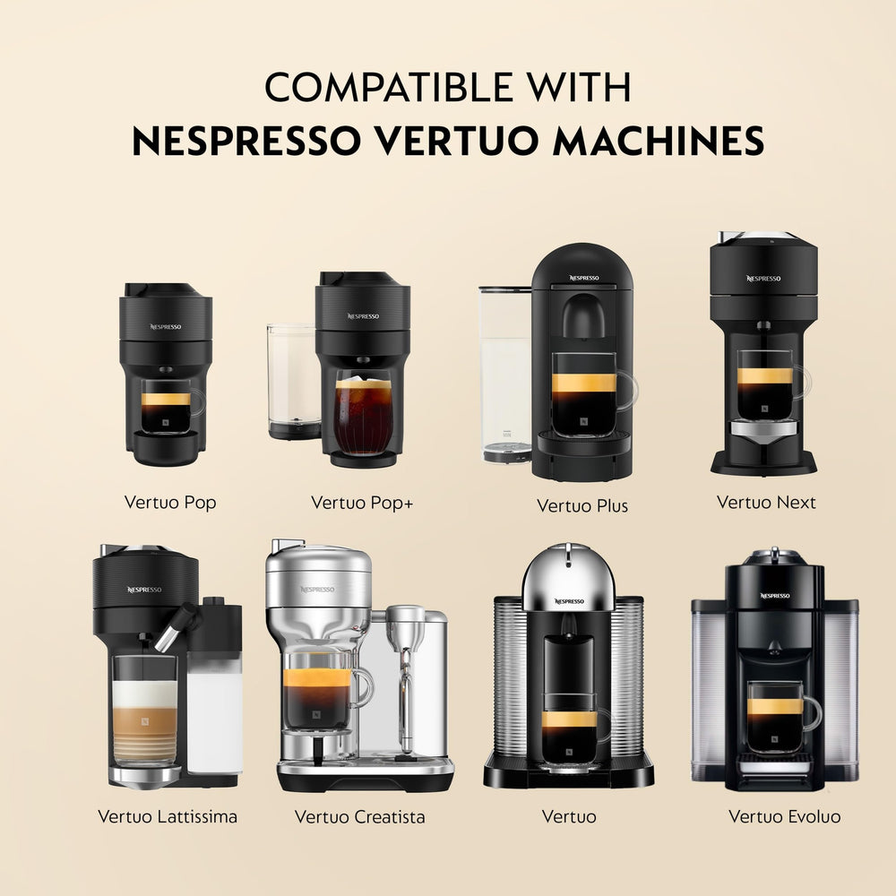 Nespresso Altissio espresso cup topped with creamy foam for milk drinks