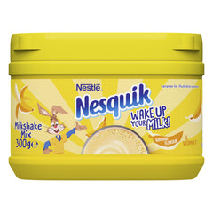 Nesquik front packaging showing jar and label for quick recognition and convenience