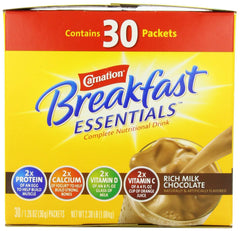 Nestle Carnation mixed chocolate shake held in hands, illustrating quick nourishment benefit