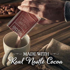 Nestle Hot Cocoa dispenser box open with 50 sachets for neat service