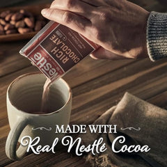 Nestle Hot Cocoa single sachet ready to open for quick serving convenience