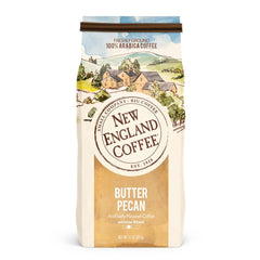 New England Coffee Blueberry Cobbler front packaging highlighting bright fruit aroma benefit