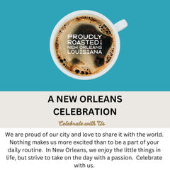 New Orleans Roast pack layout showing three 12-count boxes for convenience