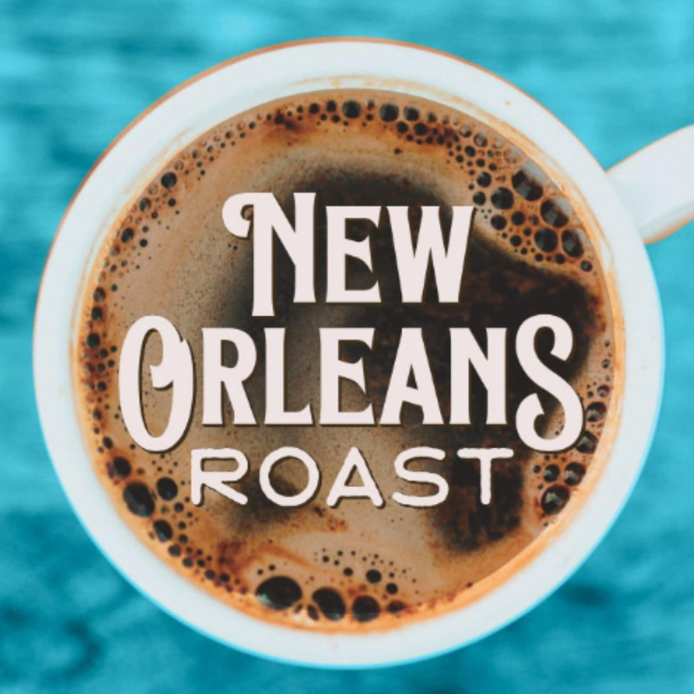 New Orleans Roast person inhaling aroma to showcase sweet pecan scent and enjoyment
