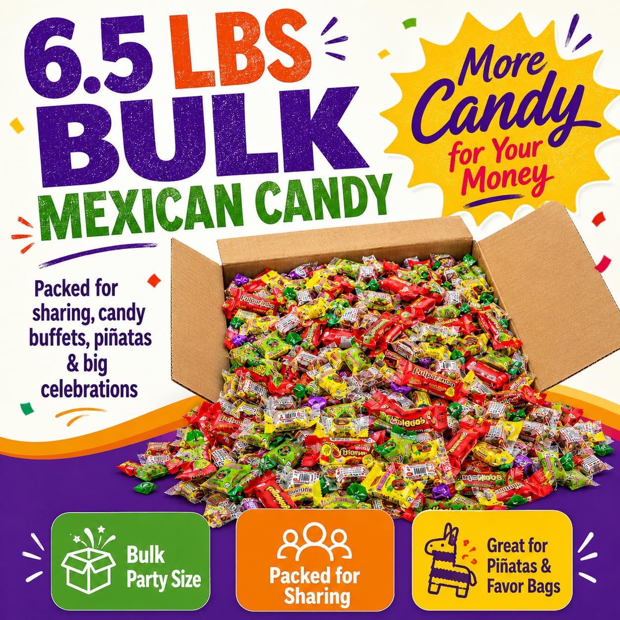 New To Town candy held in hand for scale, shows count and portioning