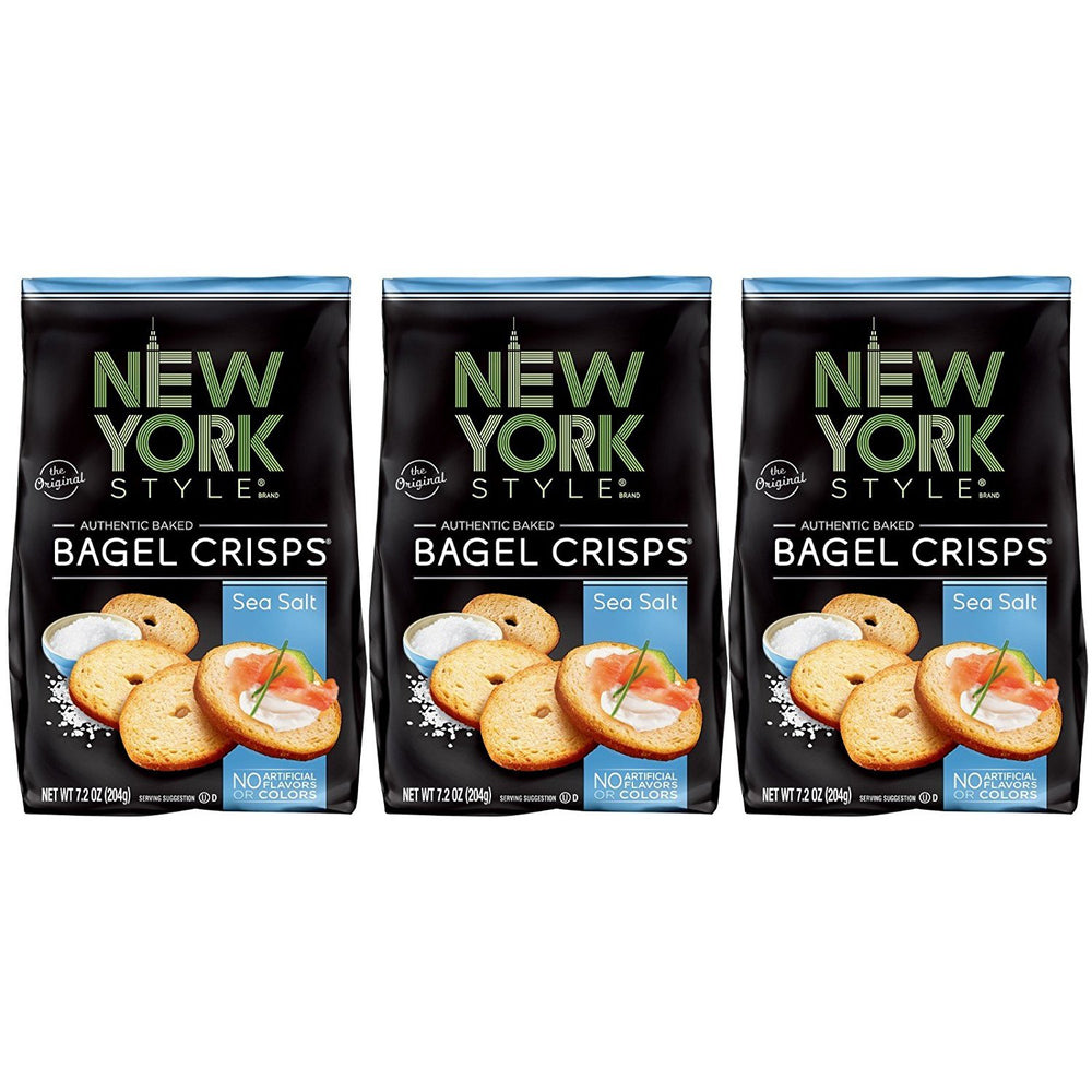 New York Style front pack showing bag and crisp texture, ideal for versatile snacking