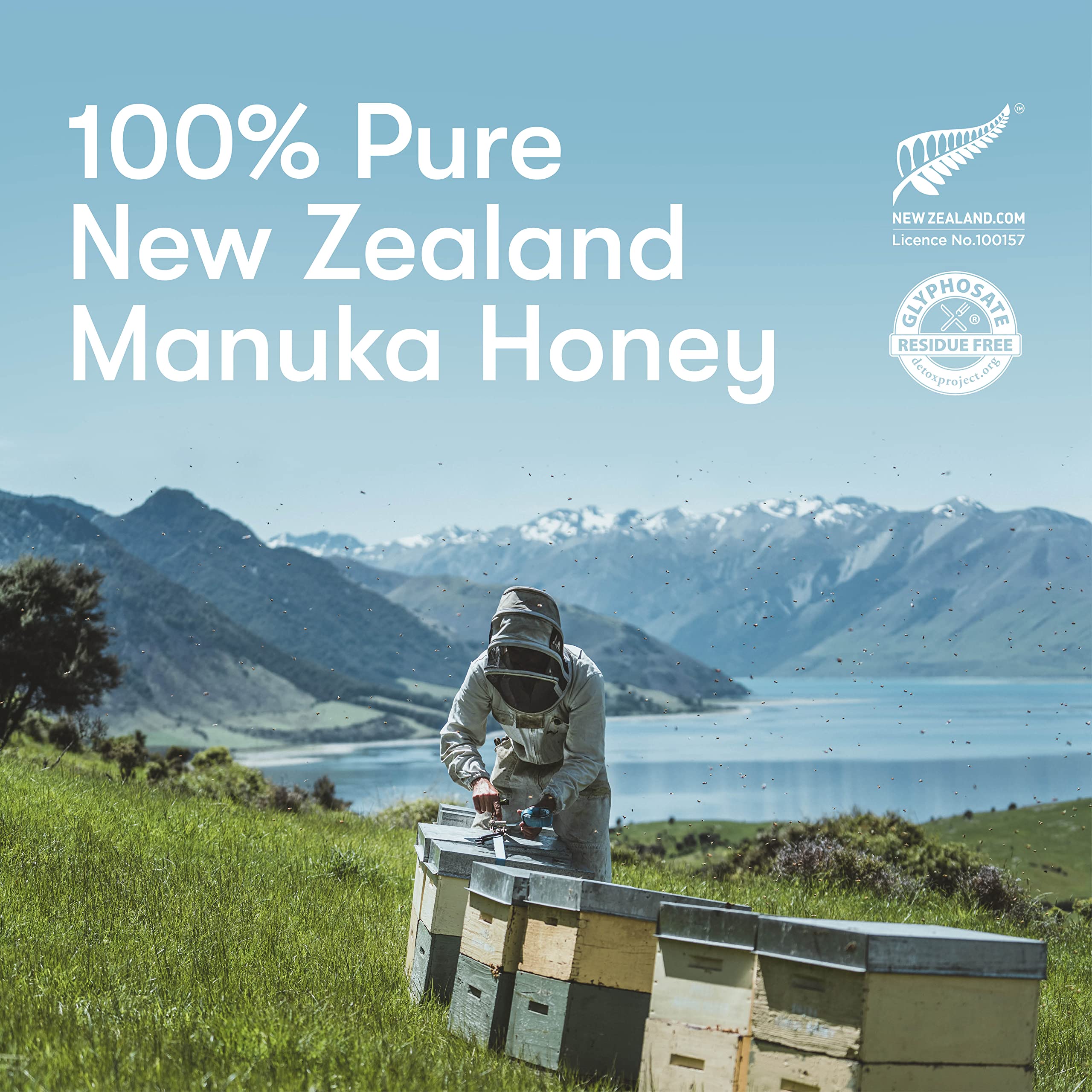 NEW ZEALAND HONEY CO recyclable jar highlighting BPA-free packaging benefit
