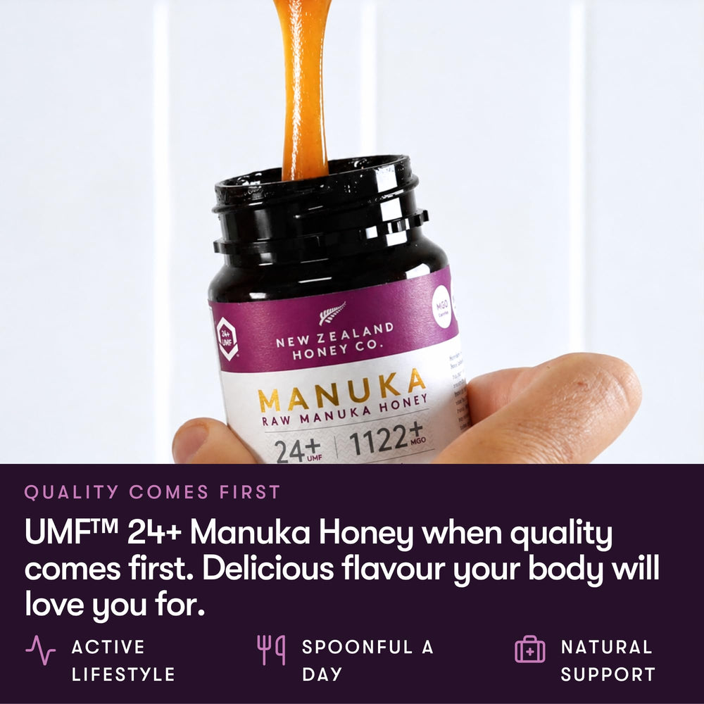 NEW ZEALAND HONEY CO recyclable BPA-free jar emphasizing sustainable packaging