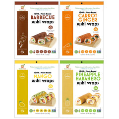 NewGem front pack shot showing all four wrap flavors and contents benefit convenience
