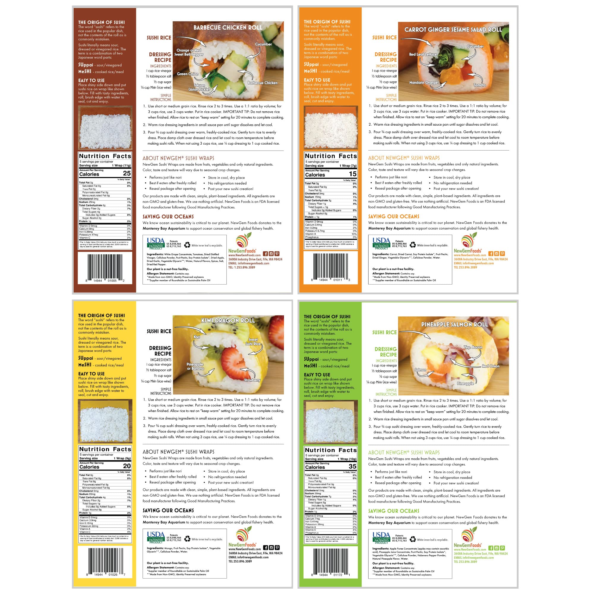 NewGem colorful stacked wraps array highlighting variety and meal inspiration