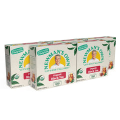 Newman's Own front packaging showing box and branding for pantry-ready supply