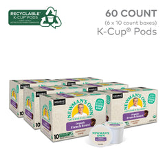 Newman's Own K-Cup pods in a tray ready to brew convenience and consistency