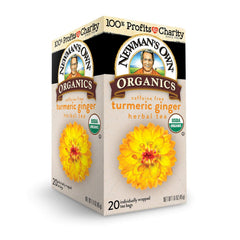 Newman's Own individually wrapped tea bag close-up for freshness and convenience