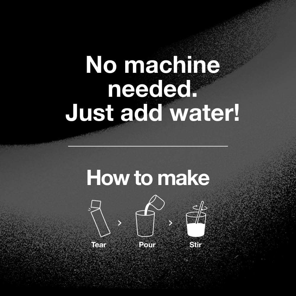 newmix opened stick pouring powder into a cup for mess-free use
