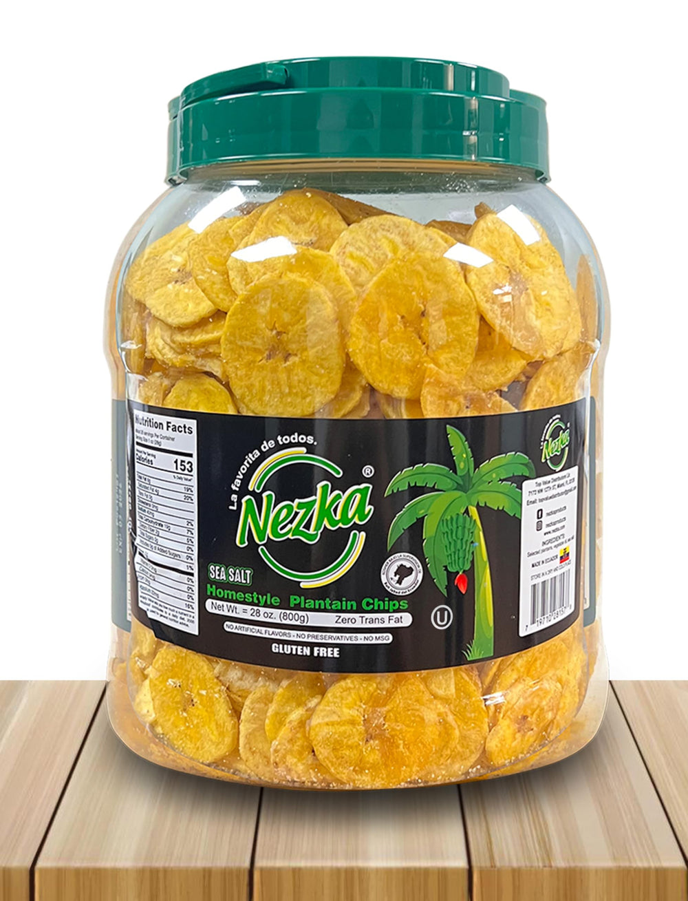 NEZKA plantain chips on a living room table during family movie night indicating snackable sharing