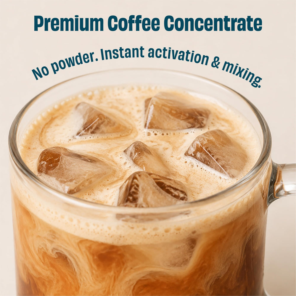 NiBREW hot cup served with steam showcasing versatile hot or iced enjoyment