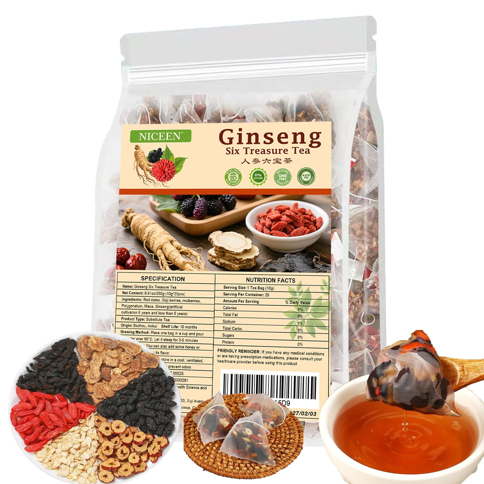 NICEEN front packaging showing product and benefits