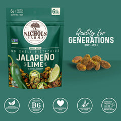 Nichols Farms pistachios served in a bowl on table offering ready-to-eat energy