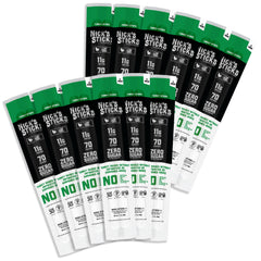 Nick's Sticks front packaging showing 12 twin packs and clean ingredient focus for grab-and-go convenience