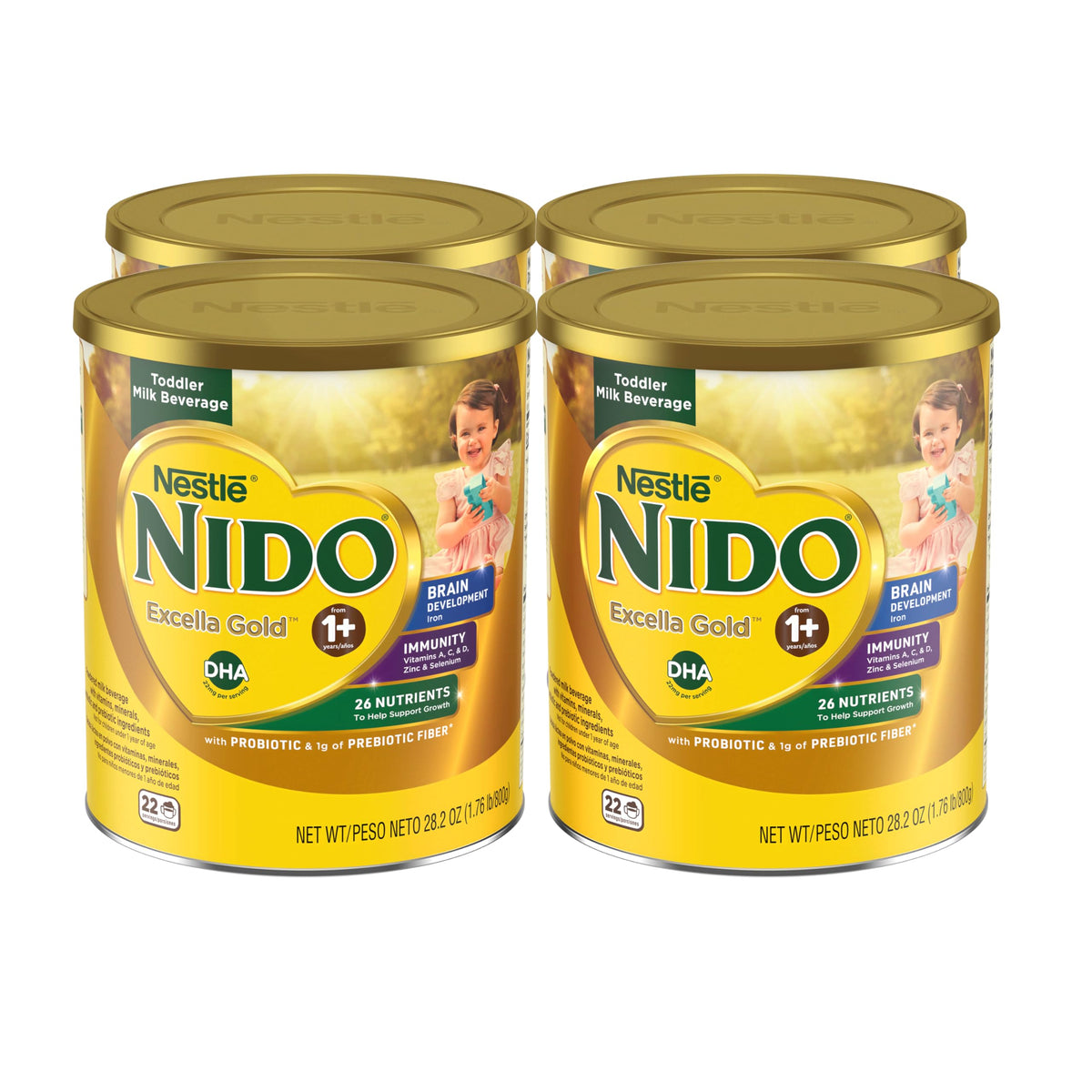 Nido packaging front view showing product and convenience